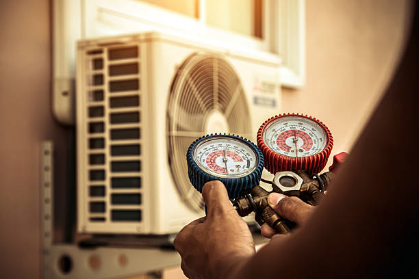 Professional Hvac Maintenance technician working in Danvers, IL